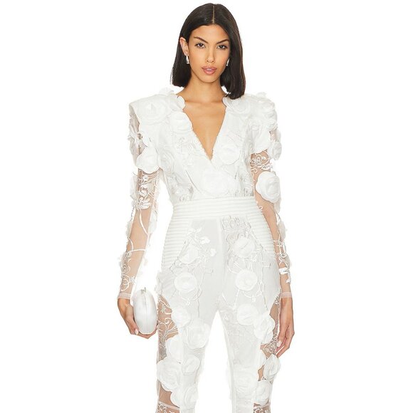Zhivago Pants - Zhivago | I Found Love Jumpsuit | Color: White | Size 2 | Bridal Jumpsuit